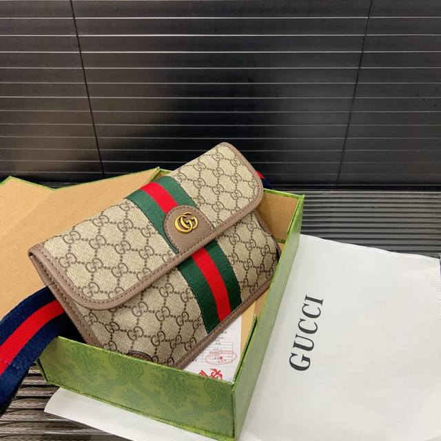 gucci Gucci Neo Vintagegg Ribbon Waist Bag Shoulder Messenger Bag Chest Bag O