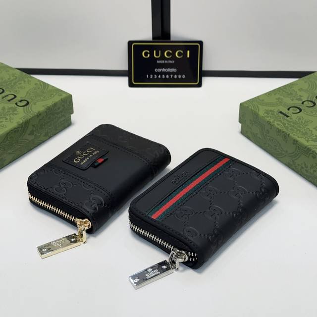 Color Black Size 10X9 Pure Leather Card Holder Super Self-Retained Dual-Purpose