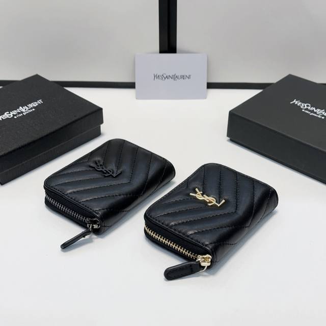 Color Black Black Black Gold Size 10X9 Pure Leather Card Holder Super Self-Retai