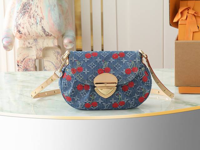 Top Original Single Home Real Shot M13680 Lv X Tm Sunset Handbag This Sunset Han