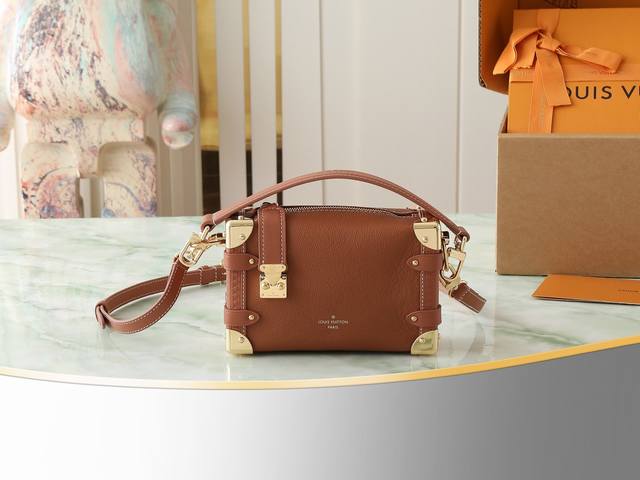 Top Original Single Home Real Shot M15224 New Version Brown Full Leather Soft Bo