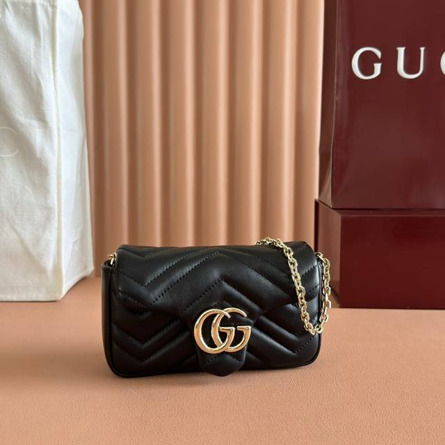 imported Original Sheepskinpure Copper Hardwarethe Brand's Iconic Gg Marmont