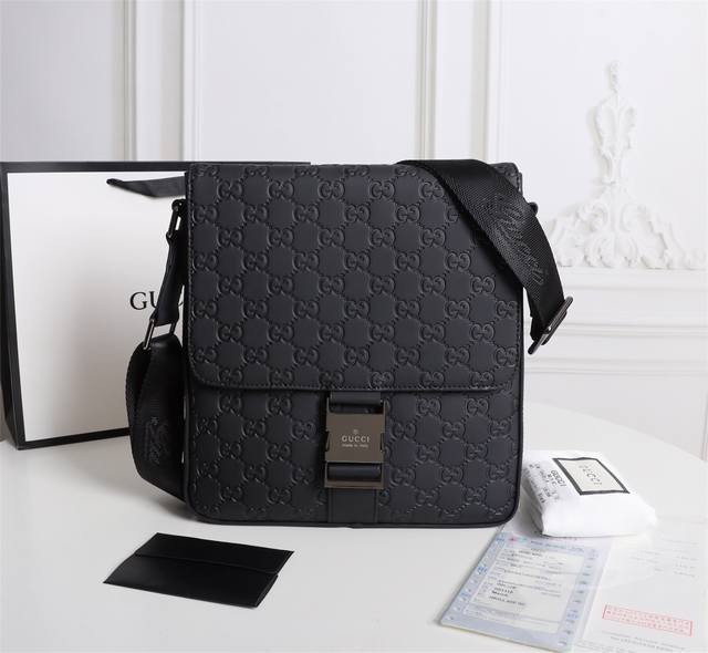 Batch Gucci Original Model 33061-2 High-End Flap Messenger Bag Size 25X27X6Cm Co