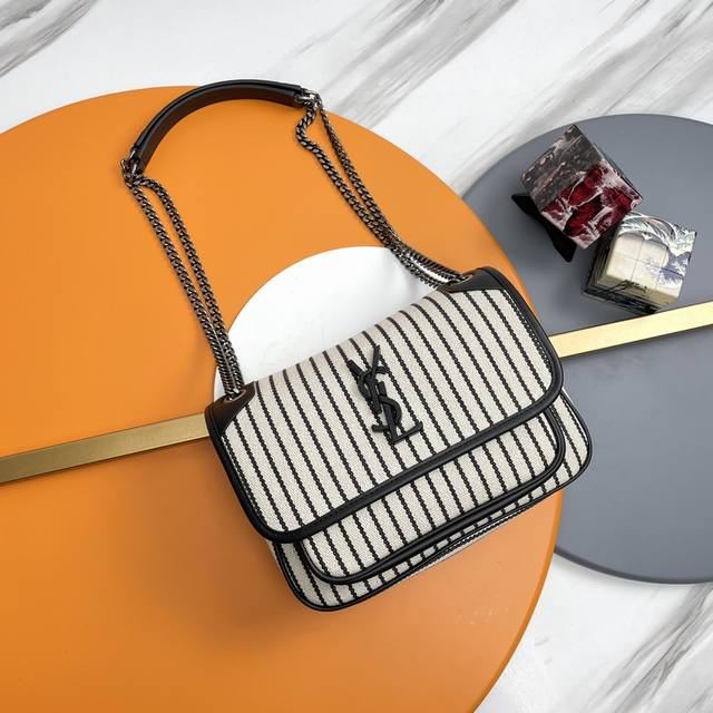 Spring And Summer Cotton And Linen Stripes With Leather Popular Niki Launches Ne