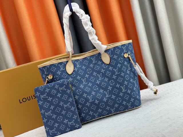 Exclusive Neverfull Medium Handbag M45684 M45686 M40995 Denim Tote Mm Tote Is Ma