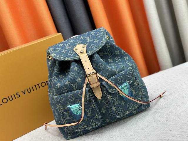 lv Denim Backpack Original Development Model: 44460 Cool Denim Series Is Here