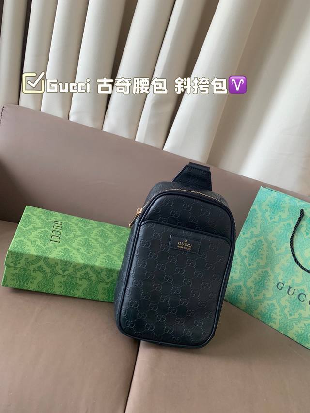 gucci Gucci Gg Waist Bag Crossbody Bag Chest Bag Uses Exquisite Inlay Workman