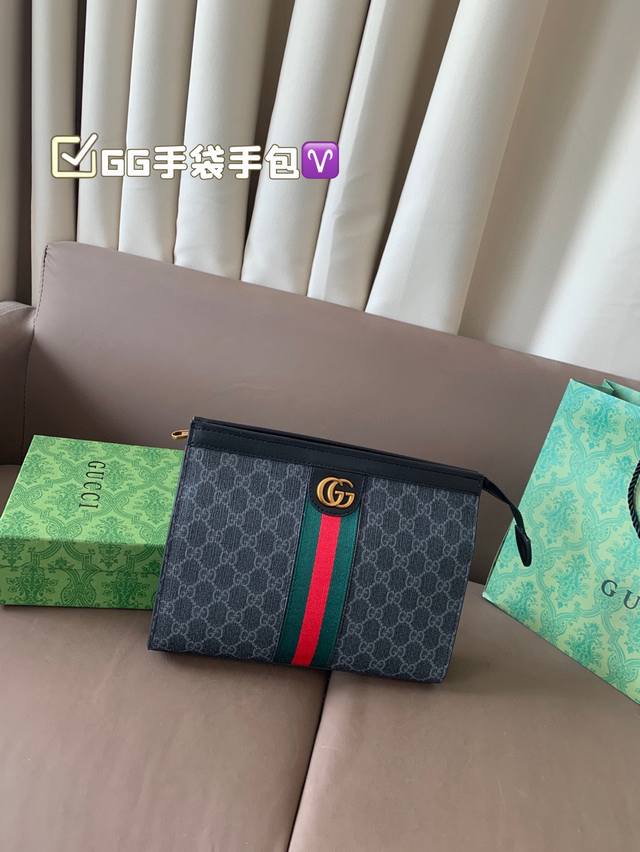 gucci Gucci Gg Handbag Handbag Clutch Bag Real Shot Original Original Fabric