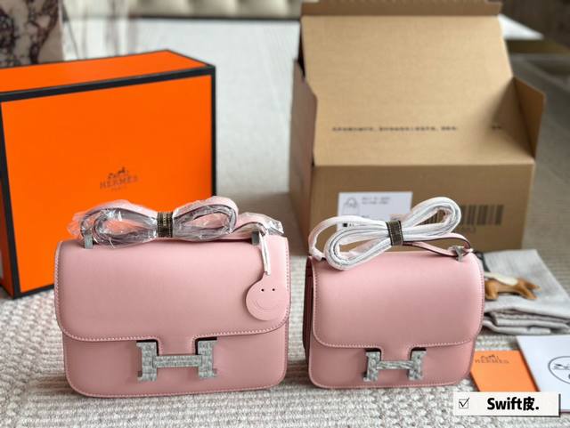 Original Hermes Kangkang Bag Swift Leather Uses Calfskin Soft Cowhide Leather Ma