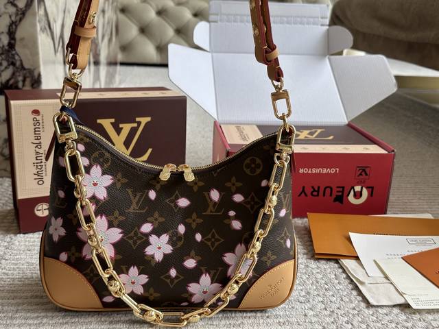 With Box L 2025 Takashi Murakami Co-Branded Sunflower Zipper Old Flower Leather
