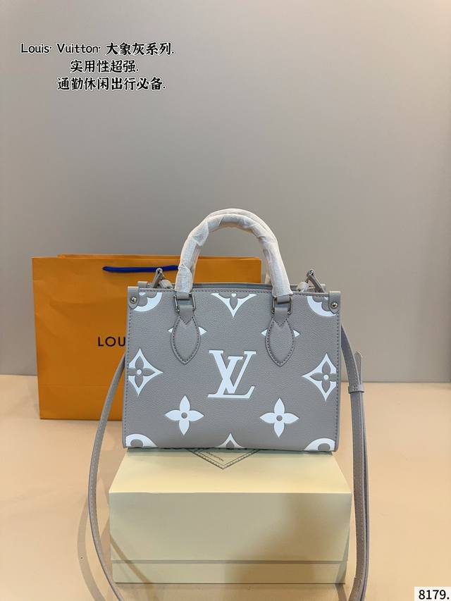 With Gift Box Lv Louis Vuitton Onthego Series Tote Bag New Jungle Bag Wow, I Lov