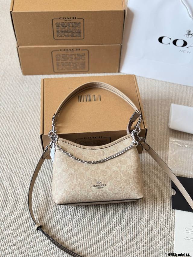 Leather Version Coach New Laurel 19 Small Wanderer Wanderer Bag Has A Small Size