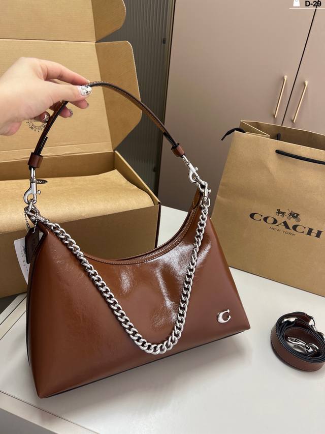 Coach Hobo Bag Full Of Design Sense Super High-End Fashion Item D-29 Size 31 16