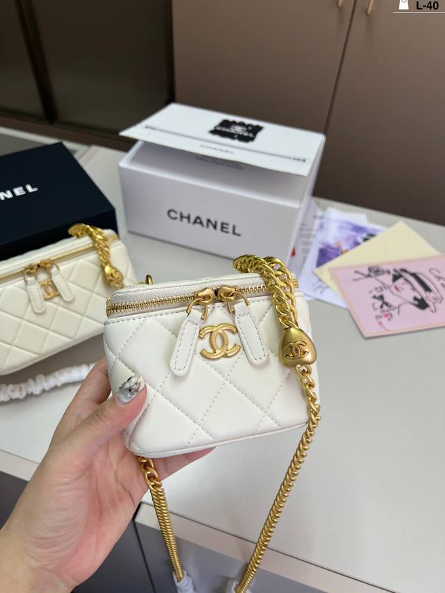 Small Chanel Chanel Box Bag Chanel Lipstick Bag Planting Style Super Versatile S