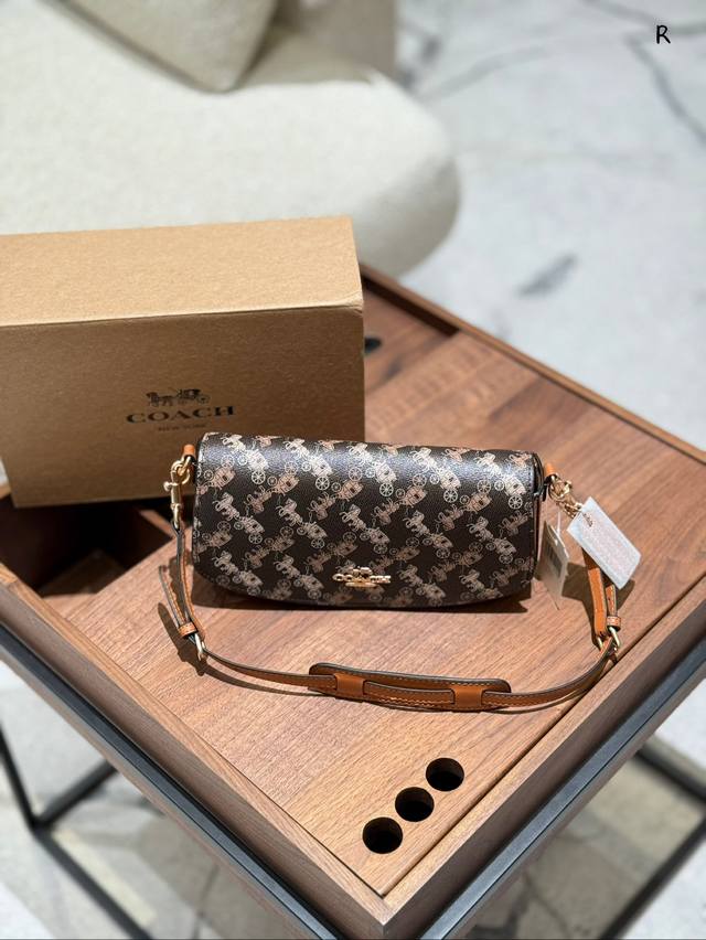 coach December New Full-Page Carriage Underarm Bag Full-Page Carriage Underar