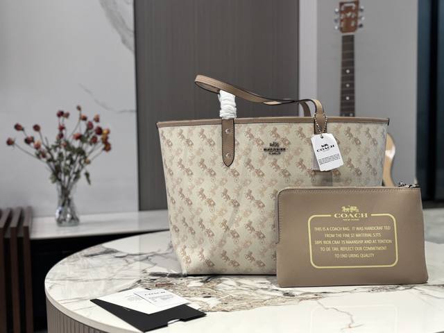With Box Upgraded Version Size 35*27Cm Coach City 33 Tote Bag With Buckle And Cl