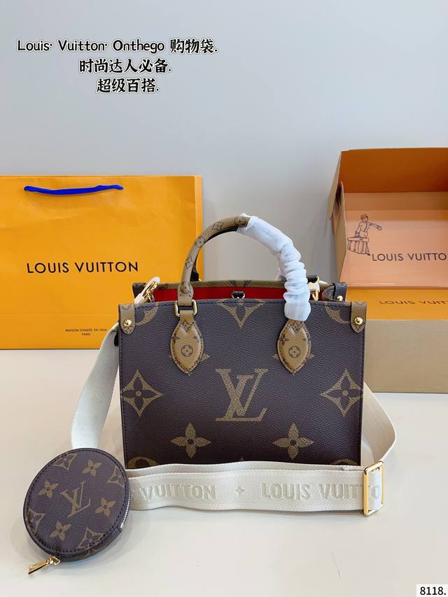 With Gift Box. Lv Popular Shopping Bag Jungle Series Shopping Bag Mini Onthego S