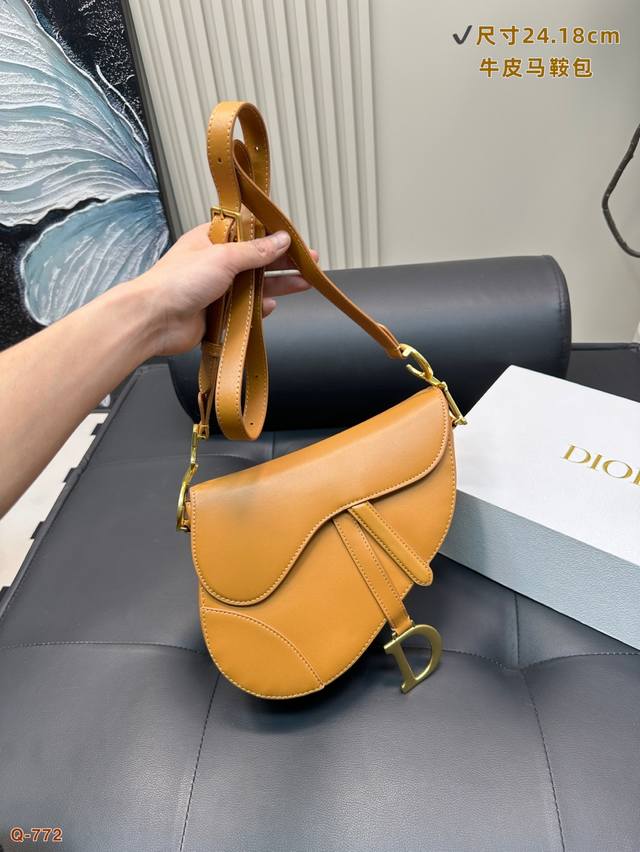 With Folding Box Dior Dior Saddle Bag Original Cowhide Very Good Value And Very
