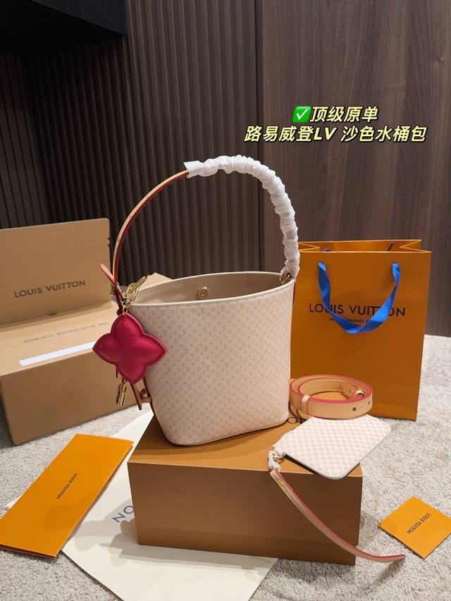 Top Original With Folding Box Size 15.19 Louis Vuitton Lv Sand Bucket Bag The Ne