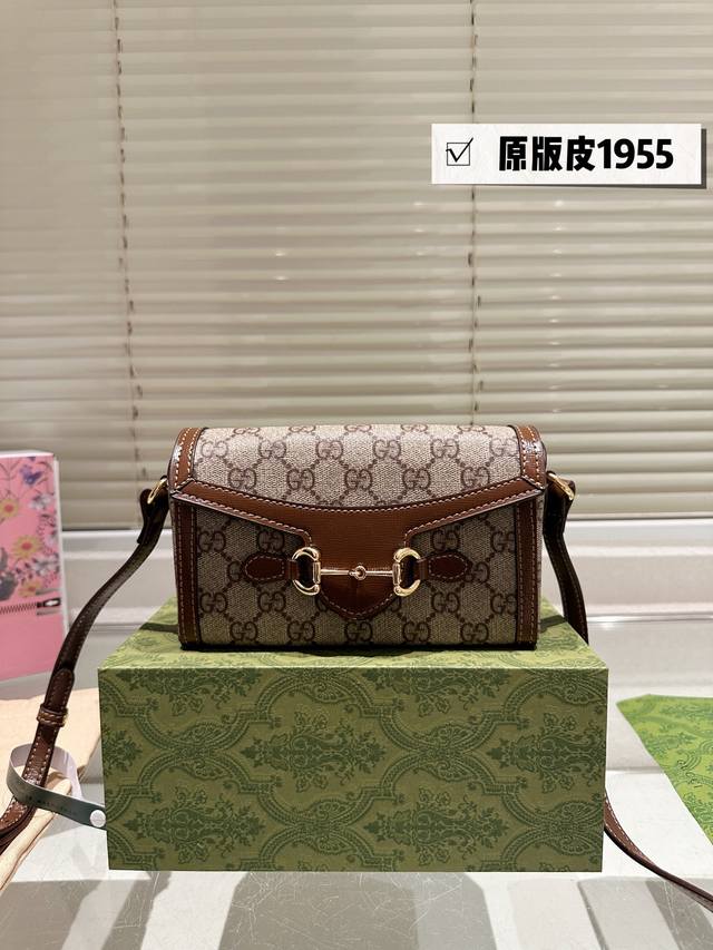 Original Leather Gucci Love March Series 1955 Mini Handbagew Gucci Love March Se