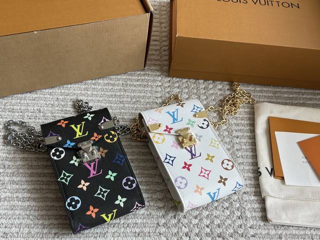 Double Box Packaging Lv Old Flower New Metis Mobile Phone Bag First Real Shot Sh