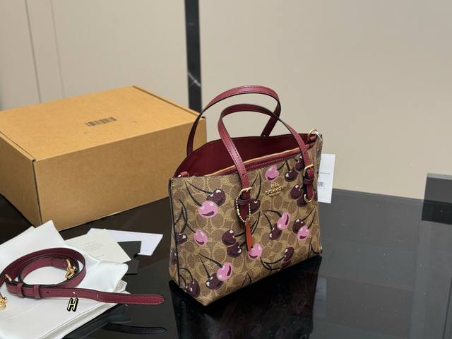 With Box Size 25*20Cm Coach Small Tote Bag Mollie Tote Proportionally Reduced Ve