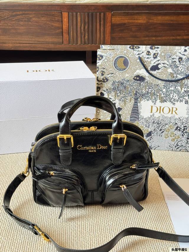 First Layer Cowhide Dior 25 New Grand Tour Bowling Wax Leather Is So Cool Full O