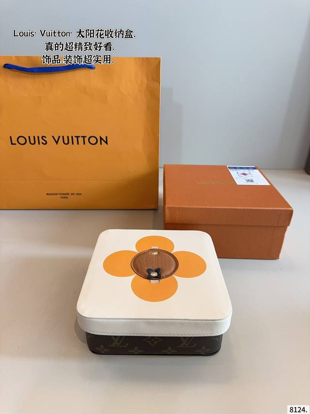With Gift Box. Lv Square Gift Box Storage Box Can Be Used As Jewelry Box Candy B