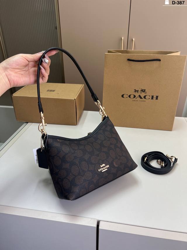 Coach Hobo Bag Full Of Design Sense Super High-End Fashion Item D-387 Size 22 15