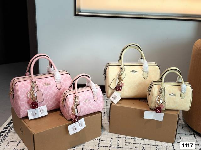 Large And Small With Box Coach Pillow Bag Is Shipped In Sync With The Counter. T