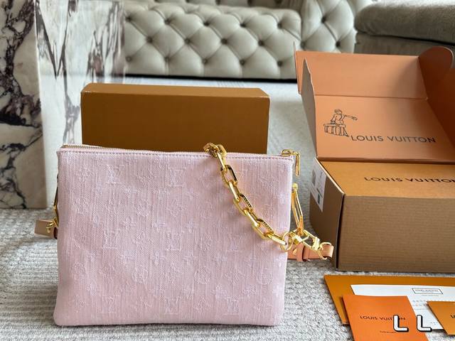 Original Cloth Lv Coussin Hug Bag My Favorite Denim Is Out. The Moment I Got It