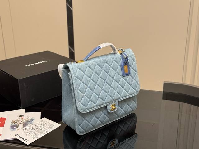size 32*27Cm Chanel Denim Backpack Worth It Chanel23 Is Really Too Beautiful