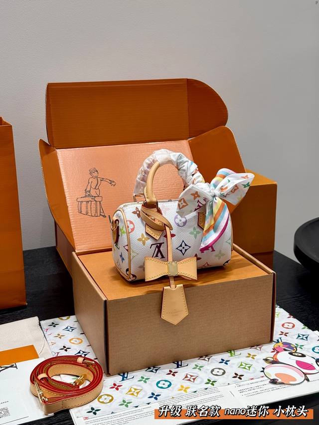 Full Gift Box With Silk Scarf Steel Hardware Chip Version The Lv Murakami Takash