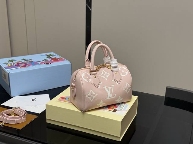 With Folding Box Size 21.15Cm Lv Speedy20 New Elephant Gray Pillow Bag Search Lv