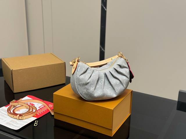 With Folding Box Airplane Box Size 20*13Cm New Denim Yuanbao Bag To Keep Up With