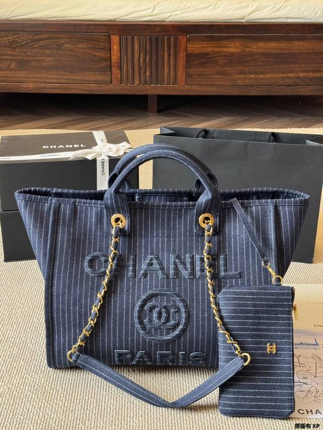 Original Cloth Chanel Beach Bag Handbag 24C Tote Chanel 24C Beach Bag The Textur