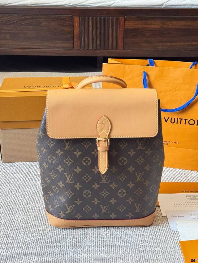 lv Soho Backpack Imported Original Leather And Imported Original Hardware Mad
