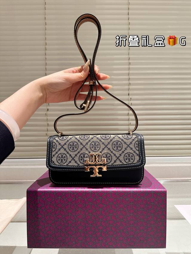 With Box Size 20.10Cm Tb Tory Burch Tofu Bag The Color Is High-End, Exquisite An