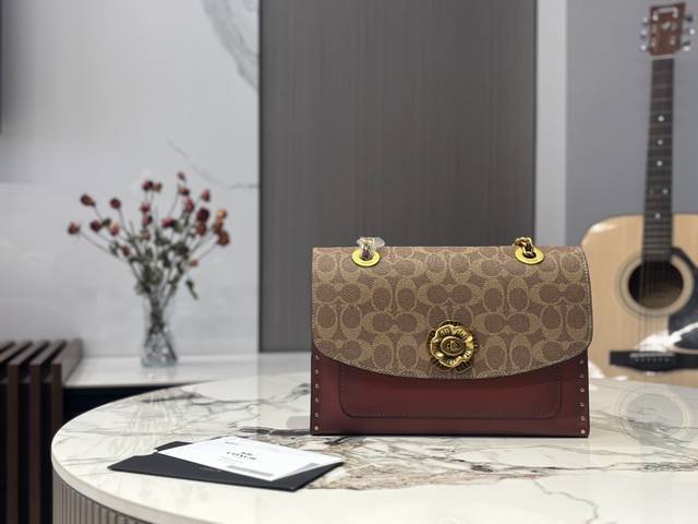 Folding Box Coach Parker Handbag Shoulder Messenger Bag Super Practical Style Sp