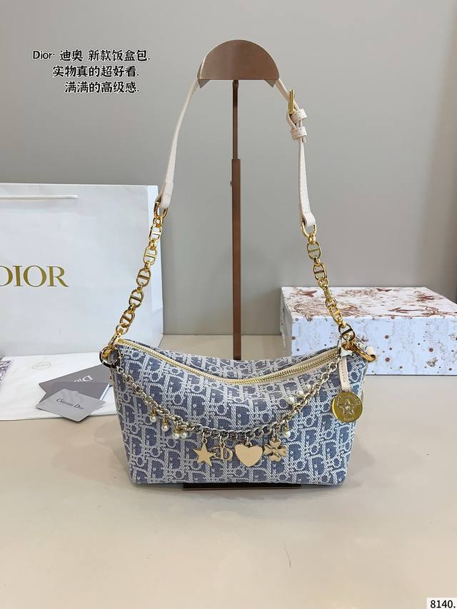 With Gift Box. Dior Underarm Lunch Box Bag The Bag Shape Is So Cute The Capacity