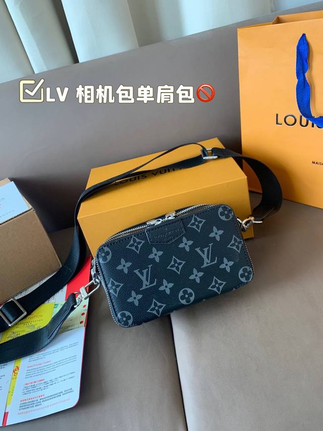 With Airplane Box Folding Box Second-Hand Lv New Camera Bag Cool Lv Men's Bag Is