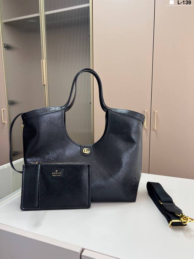 gucci Cool Tote Bag Versatile Classic Closed Eyes Retro High-End Also Comes W
