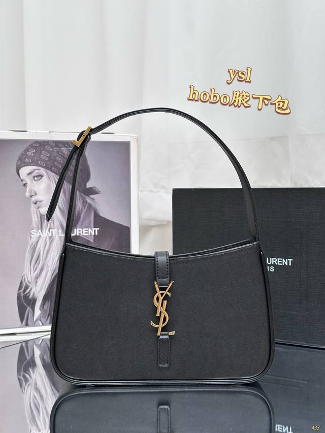 Full Set Package Size 24.15 Ysl Hobo Underarm Hobo Bag The Texture Is Very High-