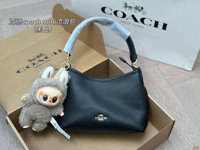 9 Color Size 20.14 With Pendant Coach Mini Hobo Bag With A Wide Shoulder Stra