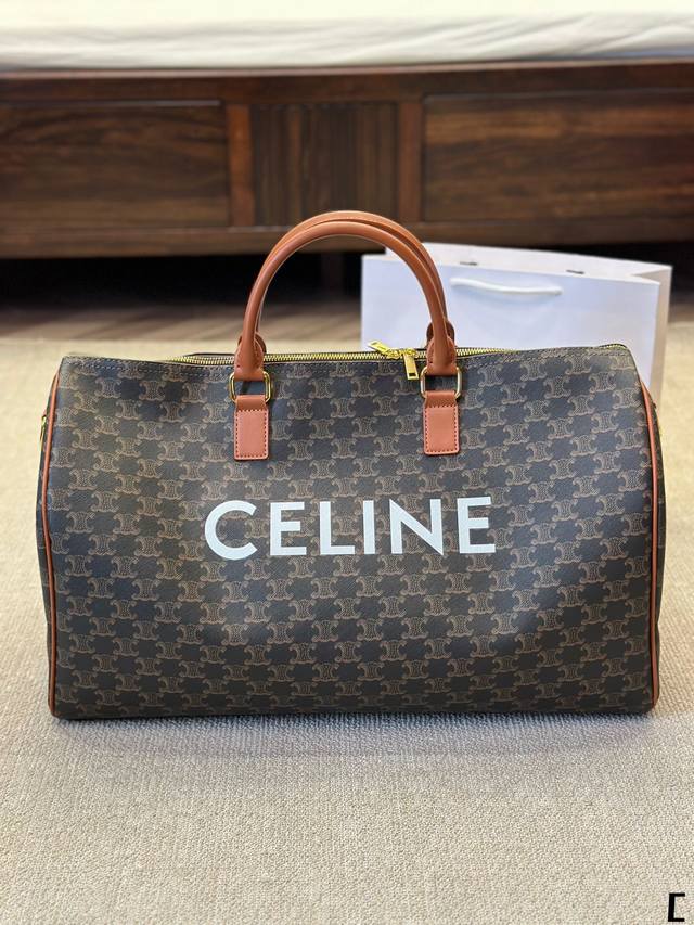 Celine Voyage Triomphe Luggage Bag. A Travel Bag With Its Own Aura. Unisex. The