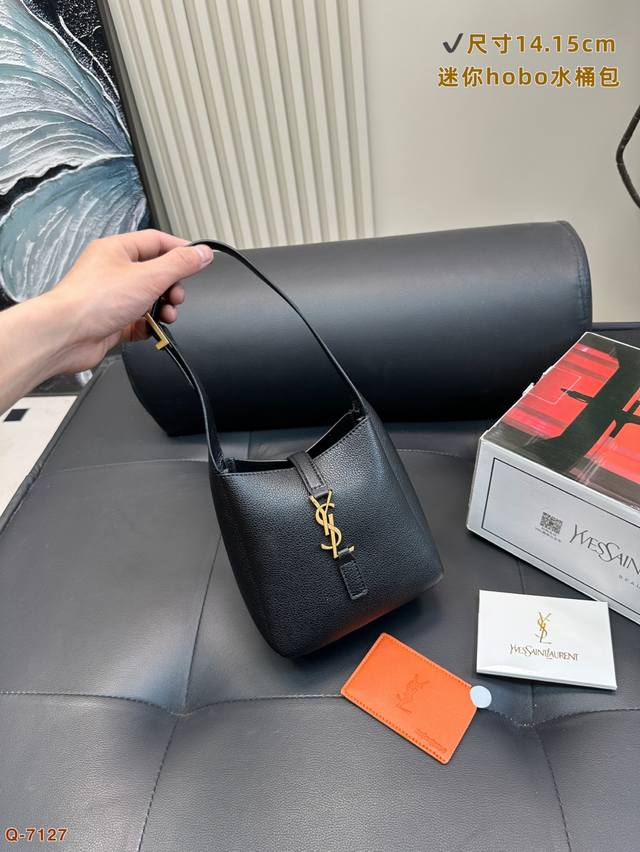 With Gift Box Ysl New Bucket Bag Mini Bag A Versatile, Classic And Exquisite One