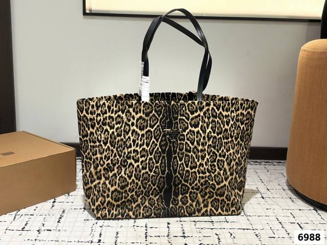 Prada Leopard Print Shopping Bag The Next Hot Item Is This One Lightweight And F