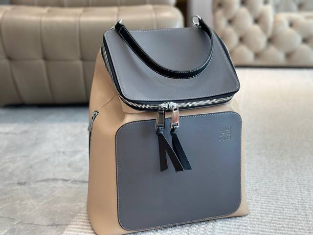 Original Loewe Goya Small Backpack Loewe New Men's Backpack Men's Backpack Super
