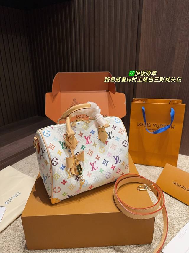Top Original Single With Folding Box Size 26.21 Louis Vuitton Lv Murakami Takash