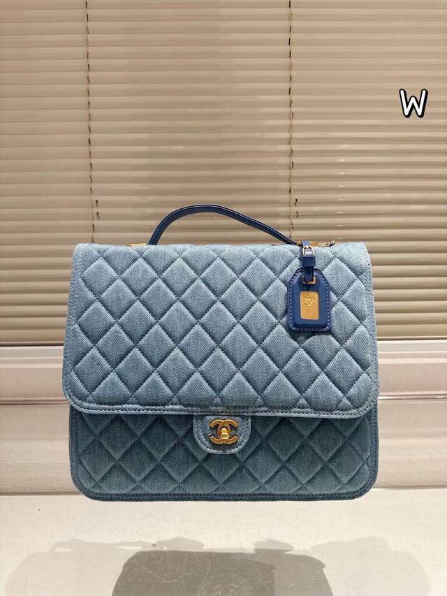 Original Cloth Chanel Retro Denim Backpack Chanel Big Backpack That You Will Fal